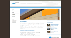 Desktop Screenshot of jufo-architekten.de