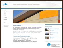Tablet Screenshot of jufo-architekten.de